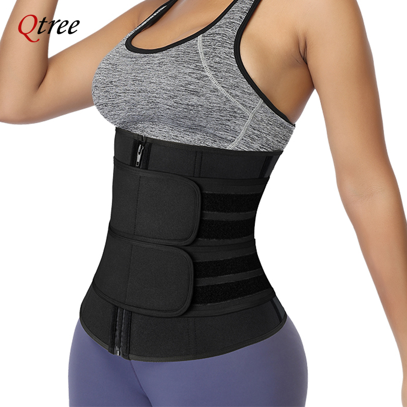 Sweat Waist Trainer Belt Neoprene - Qtree Тренажер для талии больших размеров