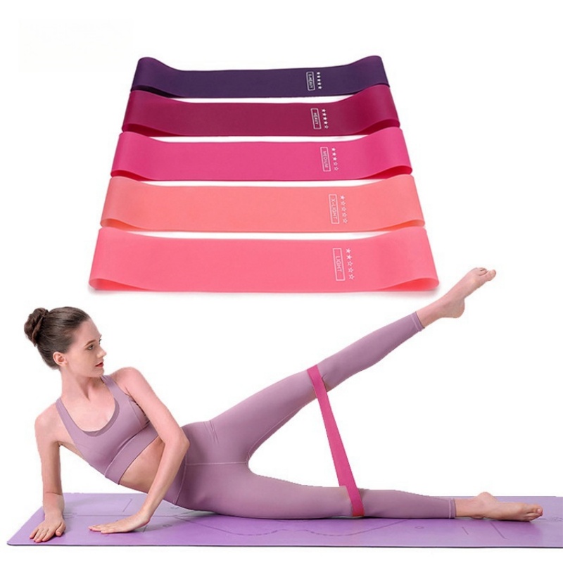 Pilates Bar Kit With Resistance Bands - Йога Эспандер Женские Приседания Бедра Тянущиеся