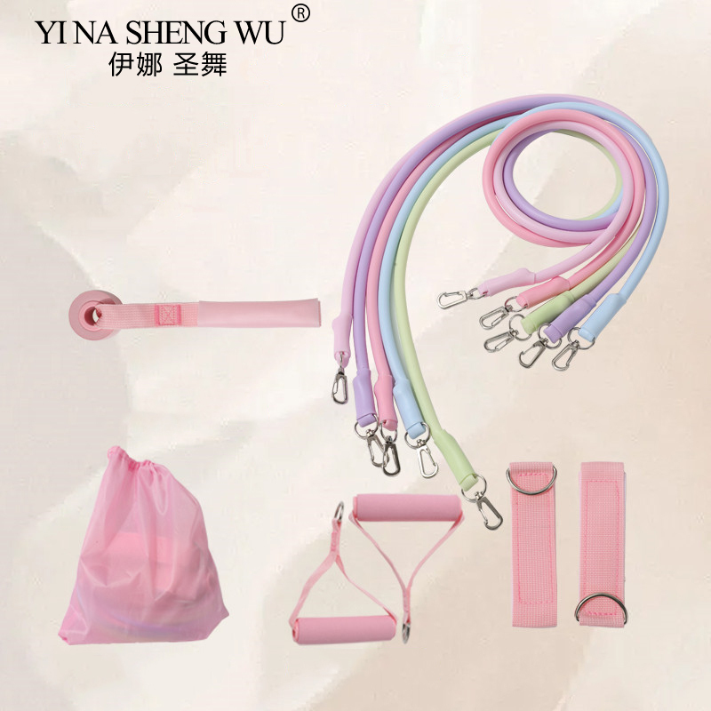 Resistance Bands Set With Handles - Ремни на щиколотке, набор эспандеров для