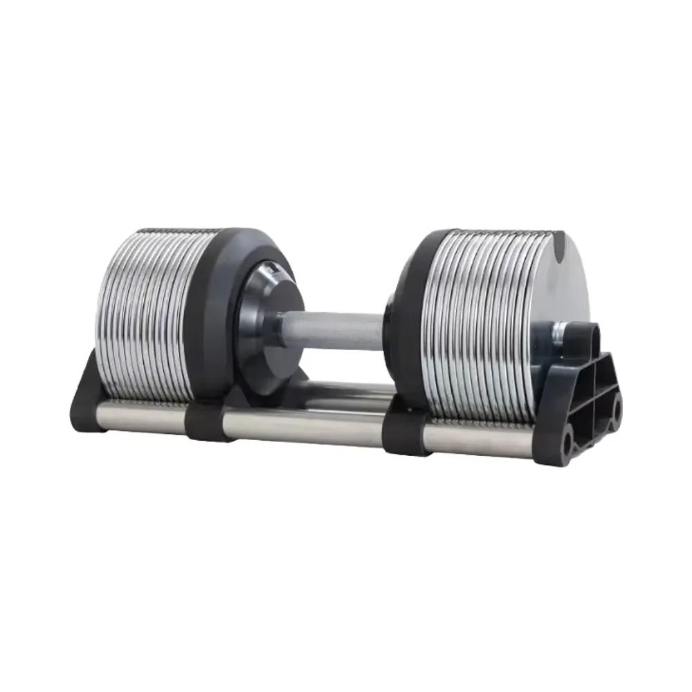Adjustable Dumbbell Pair 40Kg - Регулируемый стальной набор гантелей для домашнего