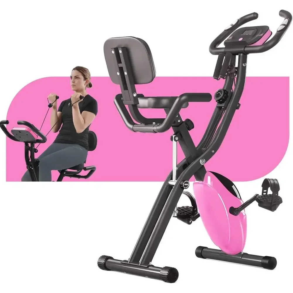 Exercise Bike Magnetic Resistance - Велотренажер 4-в-1 для сидения и стояния