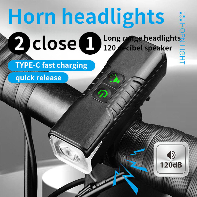 Rechargeable Bicycle Headlight 1000 Lumen - Велосипедный передний фонарь ESLNF с яркостью
