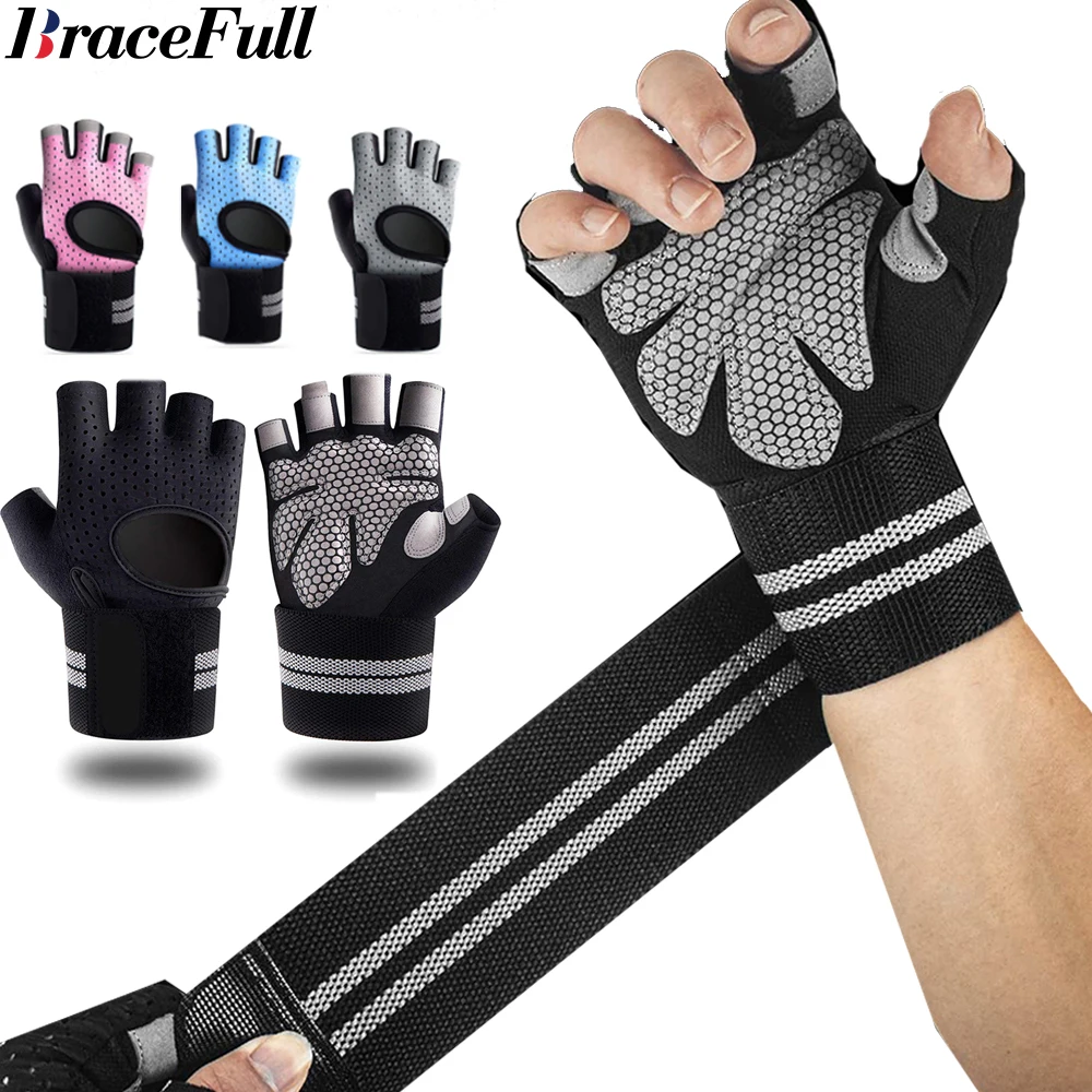 Wrist Wraps Weightlifting Support - 1 пара перчаток для тренажерного зала