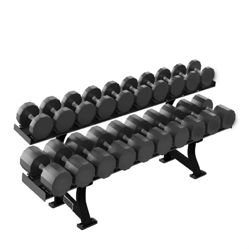 Fitness Equipment - Двухуровневая стойка для хранения гантелей на
