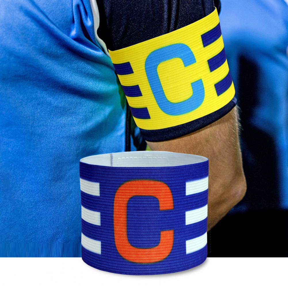 Team Sports - Нарукавная повязка Captain C, регулируемая, унисекс,