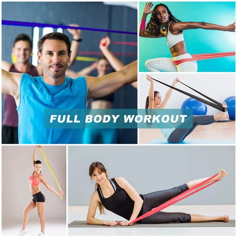 Эластичные ленты для тренирово – обзор и цена Pilates Bar Kit With Resistance Bands