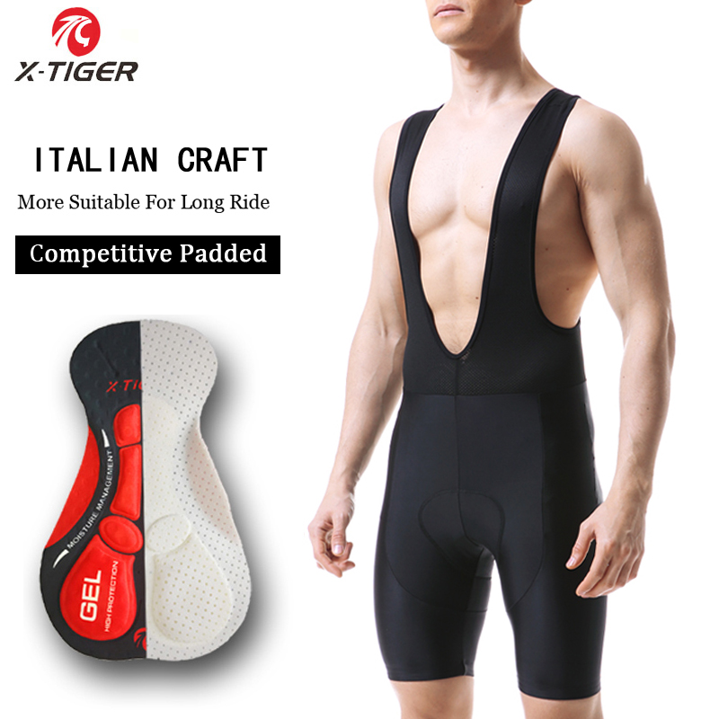 X-TIGER велосипедные нагрудник – обзор и цена Padded Cycling Shorts 5D Gel