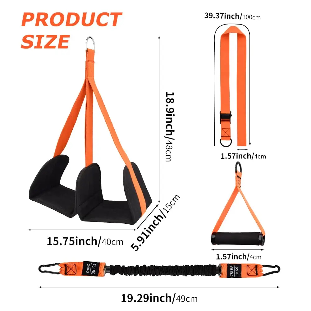 Набор вспомогательных лент для – обзор и цена Resistance Bands Set With Handles