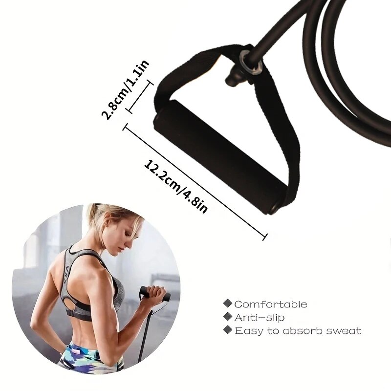 Эспандеры с ручками, ленты для – обзор и цена Resistance Bands Set With Handles